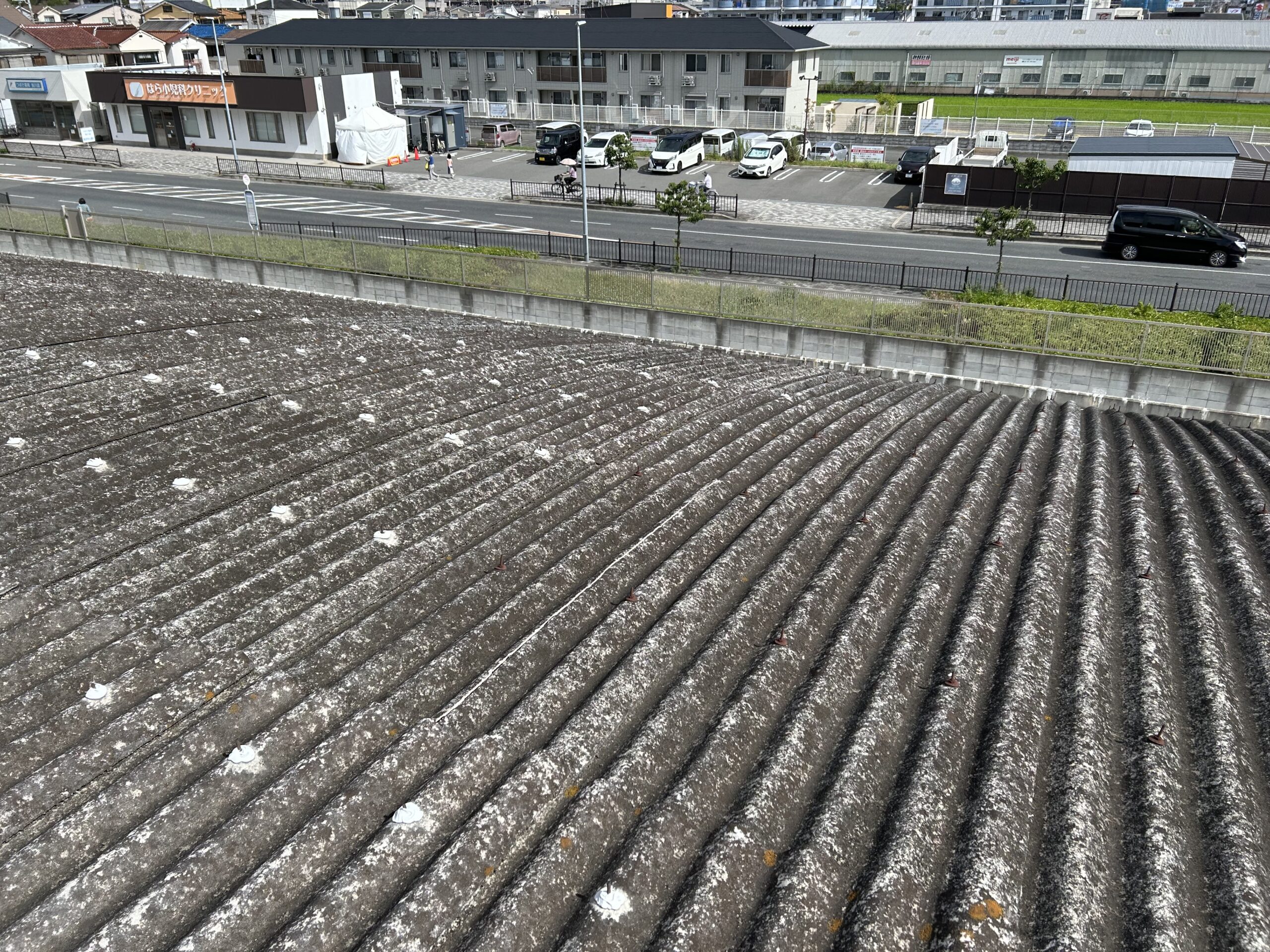 工場の雨漏り